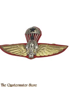 Thailand - Army Parachute Wings Badge, Master Degree