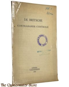 Brochure - De Britsche Contrabande-Controle 1940