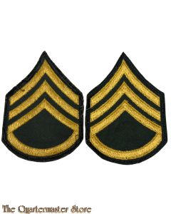 Chevron set Staff Sergeant (Vietnam period)