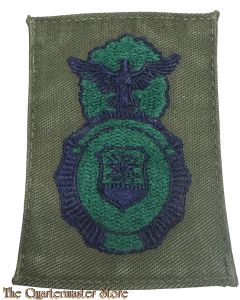Cloth badge US Air Force security police BDU