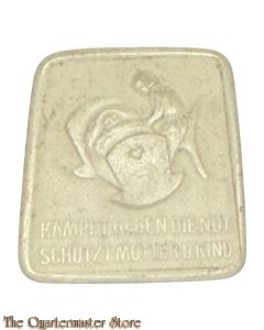 WHW Spendenabzeichen des Deutschen Volkes (5. Reichsstraßensammlung): "Kämpft gegen die Not - Schützt Mutter und Kind", 1935
