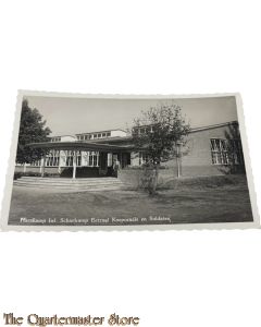 Prent briefkaart 1960 Harskamp Inf Schietkamp eetzaal Korporaals en Soldaten