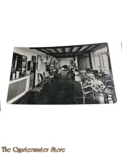 Prent briefkaart Prot. Mil. Tehuis Ossendrecht , Hal