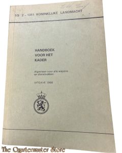 Voorschrift VS 2-1351  handboek voor het kader 1988