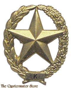 Metalen Brevet - Militair Schuttersembleem KARABIJN  (Dutch carbine sharpshooter badge)