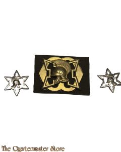 Baret embleem en kraag Opzichter van Fortificatiën